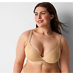 Cacique Lightly Lined Bra 42F NWT